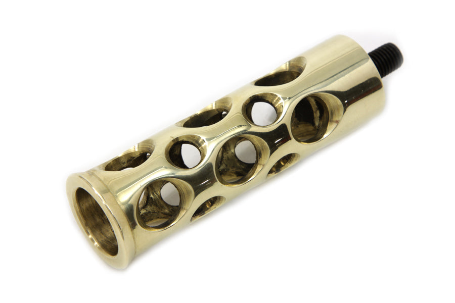 Brass Swiss Cheese Shifter Peg 1952 / 1984 FL 1971 / 1984 FX 1979 / UP FLT 1979 / UP FLT 1984 / 1994 FXR 1984 / 1994 FXR 1984 / UP FXST 1984 / UP FXST 1986 / UP FLST 1991 / 2017 FXD 1952 / UP XL