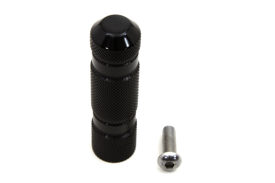 Black Knurled Four Grooved Shifter Peg 1952 / 1984 FL 1971 / 1984 FX 1979 / UP FLT 1979 / UP FLT 1984 / 1994 FXR 1984 / 1994 FXR 1984 / UP FXST 1984 / UP FXST 1986 / UP FLST 1991 / 2017 FXD 1952 / UP XL