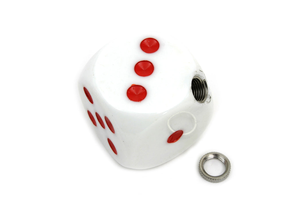 White Dice Style Shifter Knob 1941 / 1984 FL 1936 / 1973 G 1936 / 1952 W