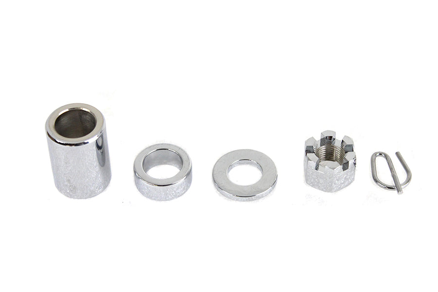 Chrome Rear Axle Nut Kit 2000 / 2001 FLT