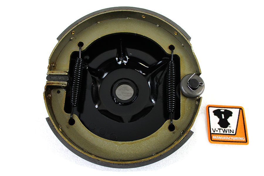 Rear Mechanical Brake Backing Plate Kit Black 1936 / 1940 EL 1941 / 1957 FL 1937 / 1948 VL