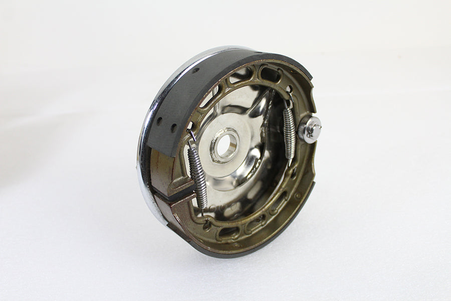 Rear Mechanical Brake Backing Plate Kit Chrome 1936 / 1940 EL 1941 / 1957 FL 1937 / 1948 VL
