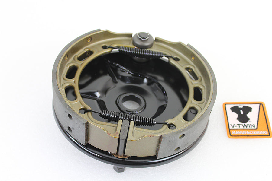 Rear Mechanical Brake Backing Plate Kit Black 1936 / 1940 EL 1941 / 1957 FL 1937 / 1948 VL