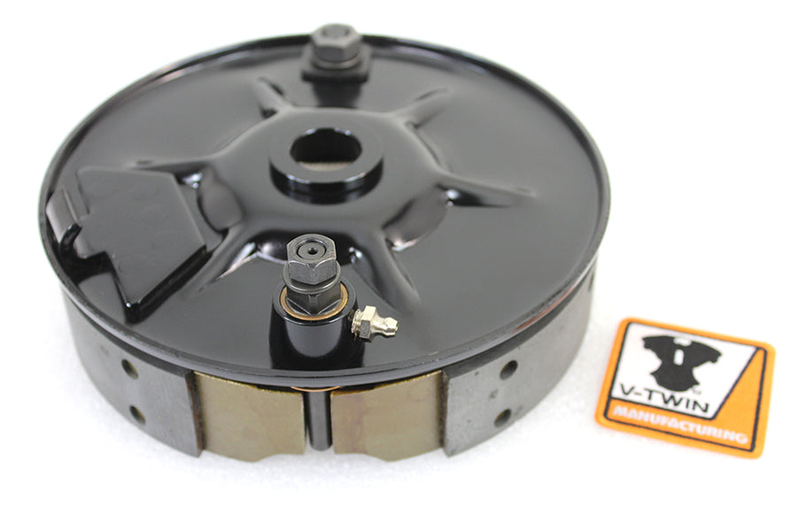Rear Mechanical Brake Backing Plate Kit Black 1936 / 1940 EL 1941 / 1957 FL 1937 / 1948 VL