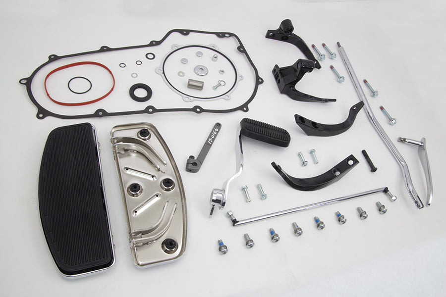 Wyatt Gatling Driver Footboard Kit with Black Brackets 2006 / 2016 FXD 2006 / 2013 FXDL 2006 / 2017 FXDC 2006 / 2008 FXDWG 2012 / 2017 FLD 2017 / 2017 FXDBP 2006 / 2017 FXD