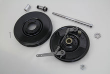 Load image into Gallery viewer, Dual Cam Brake Backing Plate and Brake Drum Kit Black 1936 / 1948 EL 1941 / 1948 FL 1941 / 1957 G