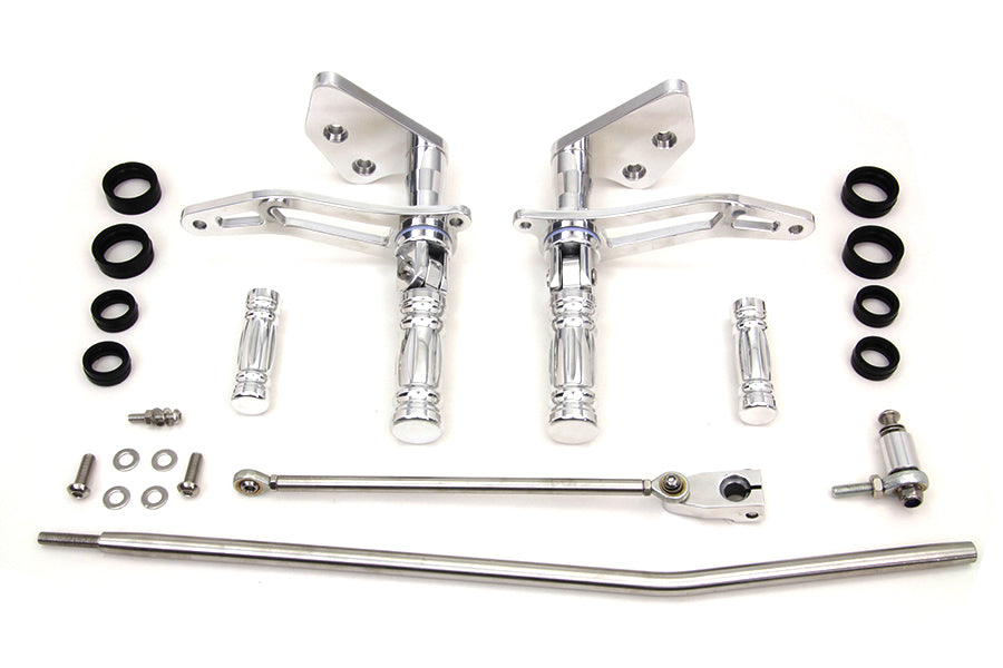 Billet Forward Control Kit Polished 2003 / 2013 FXD 2000 / 2012 FXDL