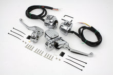 Load image into Gallery viewer, Chrome Handlebar Control Kit 1996 / 2006 FXST 1996 / 2006 FLST 1996 / 2006 FXD 1996 / 2003 XL