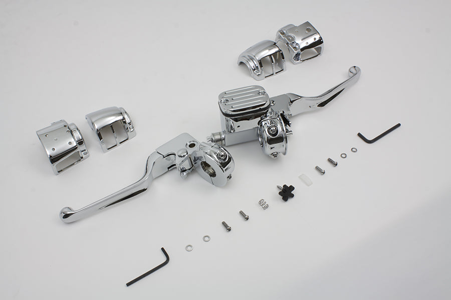 Chrome Handlebar Control Kit 2007 / 2011 FXST 2007 / 2011 FLST 2007 / 2011 FXD 2007 / 2011 FXDWG