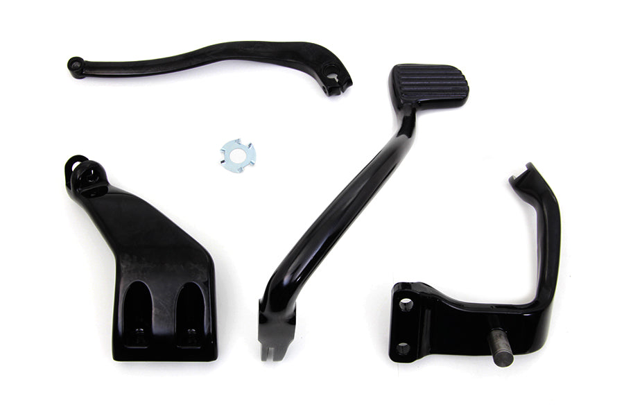 Black Further Forward Mid-Control Kit 2006 / 2017 FXD with mid-controls2014 / 2017 FXDL