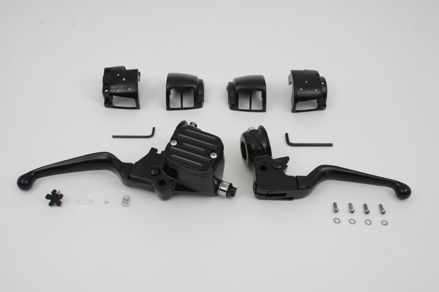Handlebar Control Kit Black 2007 / 2011 FXST 2007 / 2011 FLST 2007 / 2011 FXD 2007 / 2011 FXDWG
