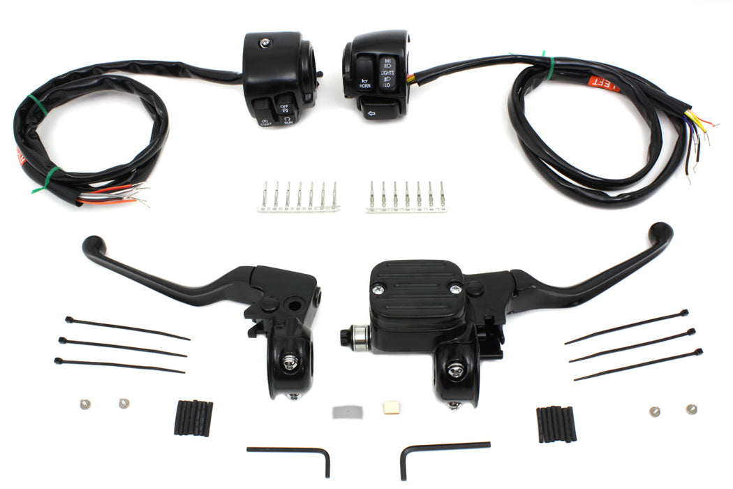 Handlebar Control Kit Black 2007 / 2011 FXST 2007 / 2011 FLST