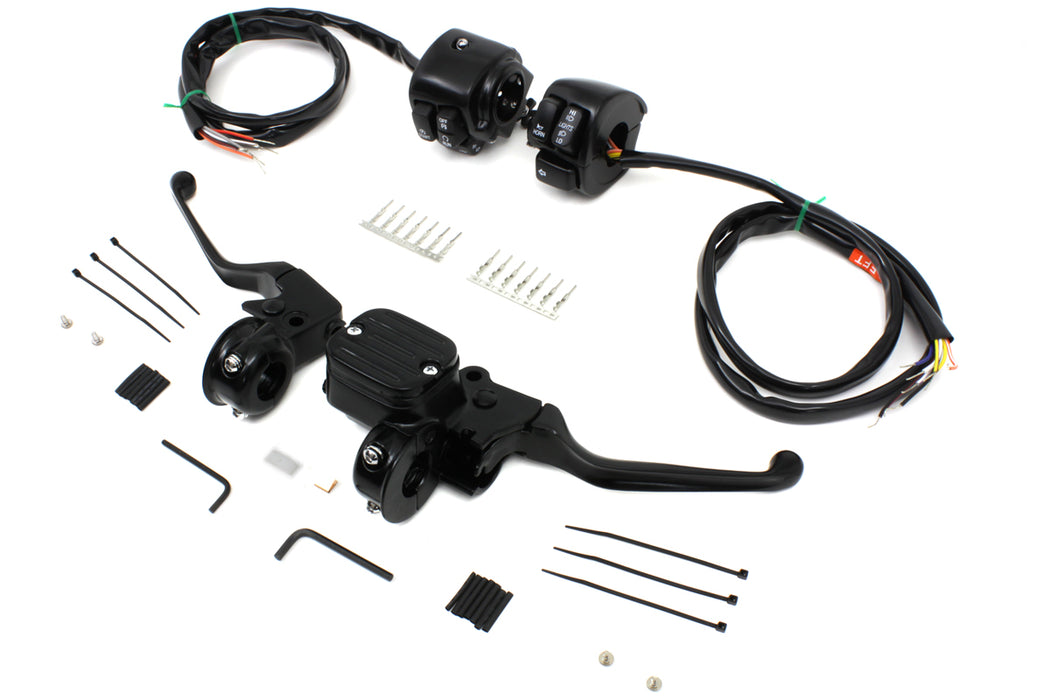 Handlebar Control Kit Black 2007 / 2011 FXST 2007 / 2011 FLST