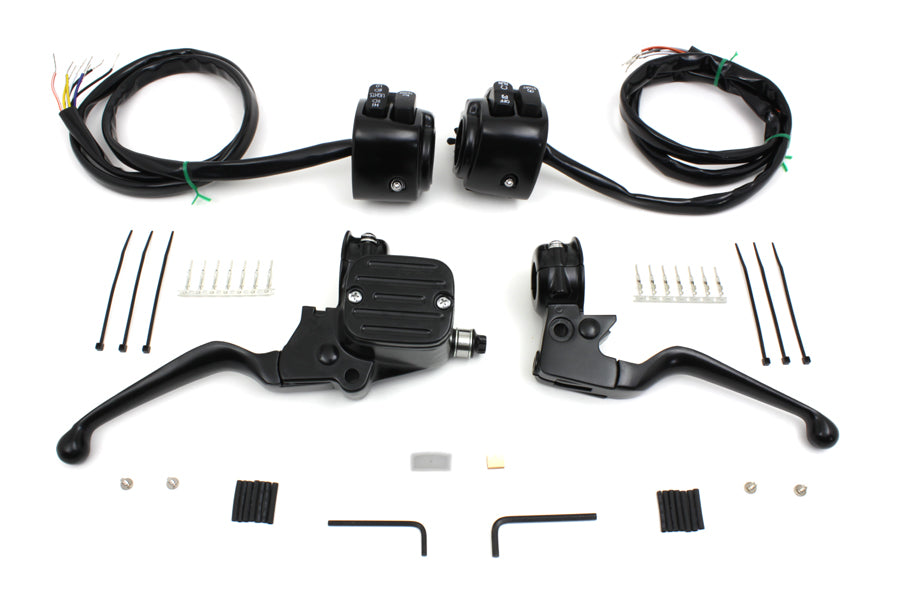 Handlebar Control Kit Black 2007 / 2011 FXST 2007 / 2011 FLST