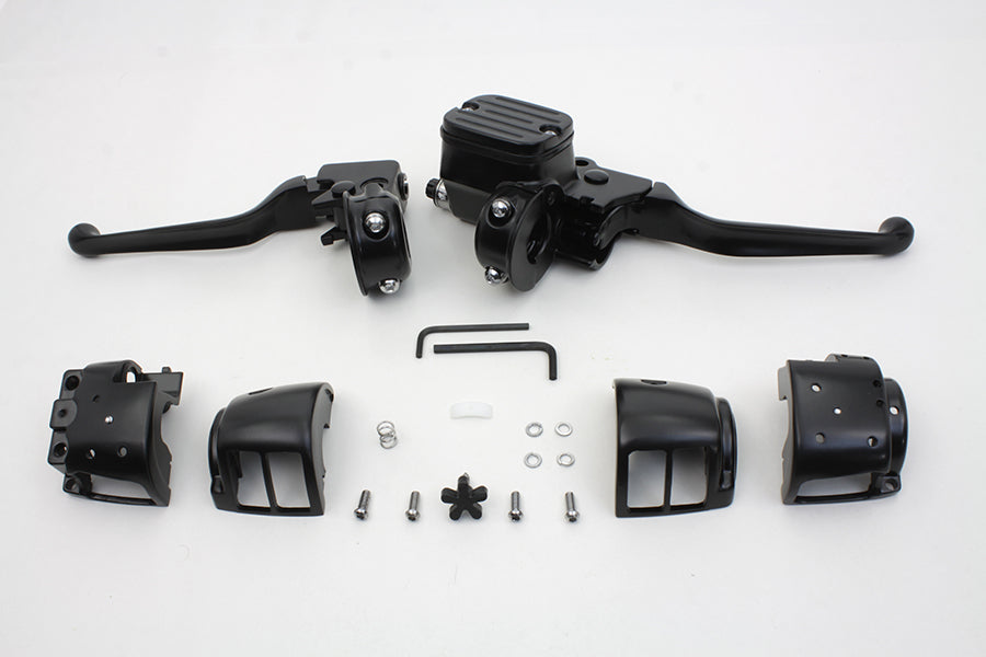 Contour Style Handlebar Control Kit Black 1996 / 2006 FXST 1996 / 2006 FLST 1996 / 2006 FXD 1996 / 2003 XL 1996 / 2006 FXDWG