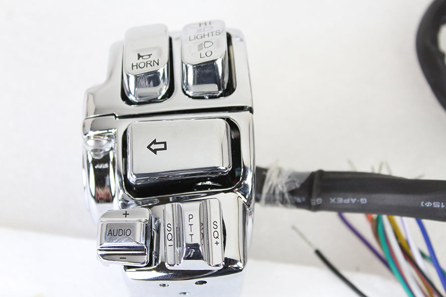 Chrome Handlebar Control Kit 2008 / 2013 FLHT 2008 / 2013 FLHR 2008 / 2013 FLHX