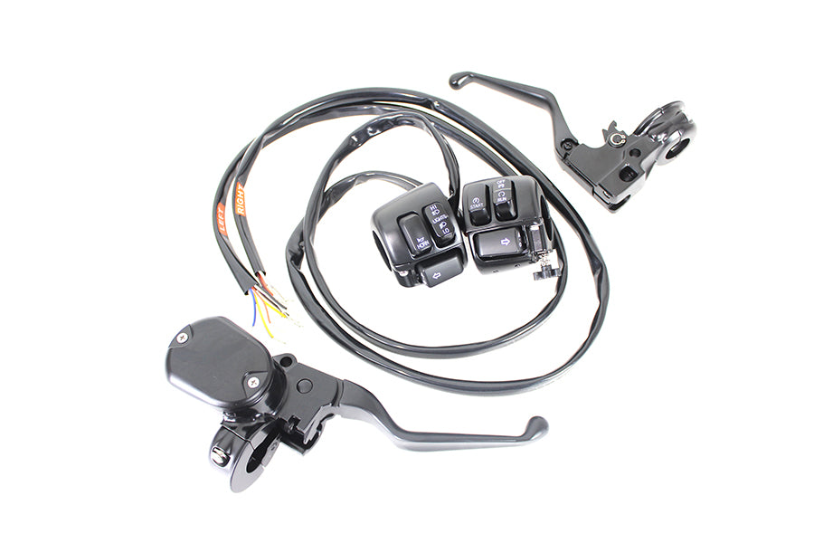 Handlebar Control Kit with Switches Black 2007 / 2013 XL