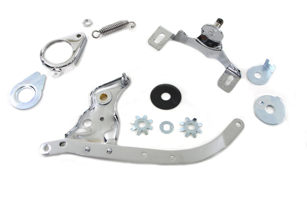 Chrome Foot Clutch Control Assembly 1936 / 1952 W 1936 / 1973 G