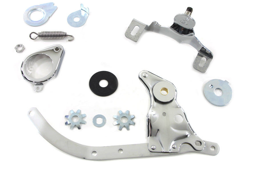 Chrome Foot Clutch Control Assembly 1936 / 1952 W 1936 / 1973 G