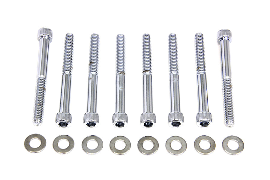 Chrome Engine Case Allen Type Screw Kit 2004 / UP XL