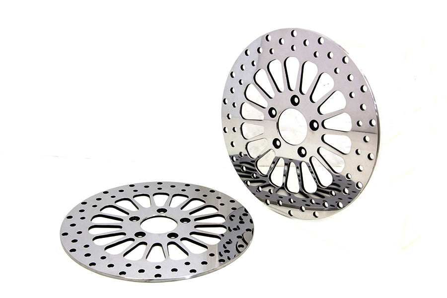 11-1/2" Wyatt Gatling Front Brake Disc Set 18 Spoke Style 2000 / 2014 FXST 2000 / 2014 FLST 2000 / 2013 XL 2000 / 2005 FXD 2000 / 2007 FLT