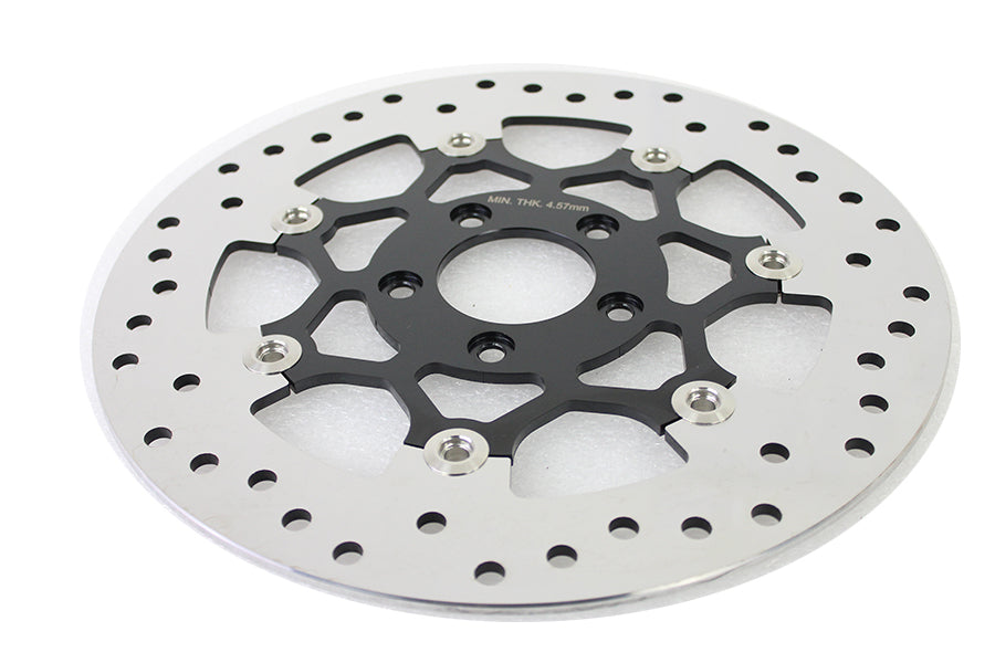 Floating Stainless Steel, Black & Polished 11.8 Front Brake 2014 / 2020 XL 2015 / 2020 FLST 2015 / 2020 FXST 2015 / 2020 FLRT