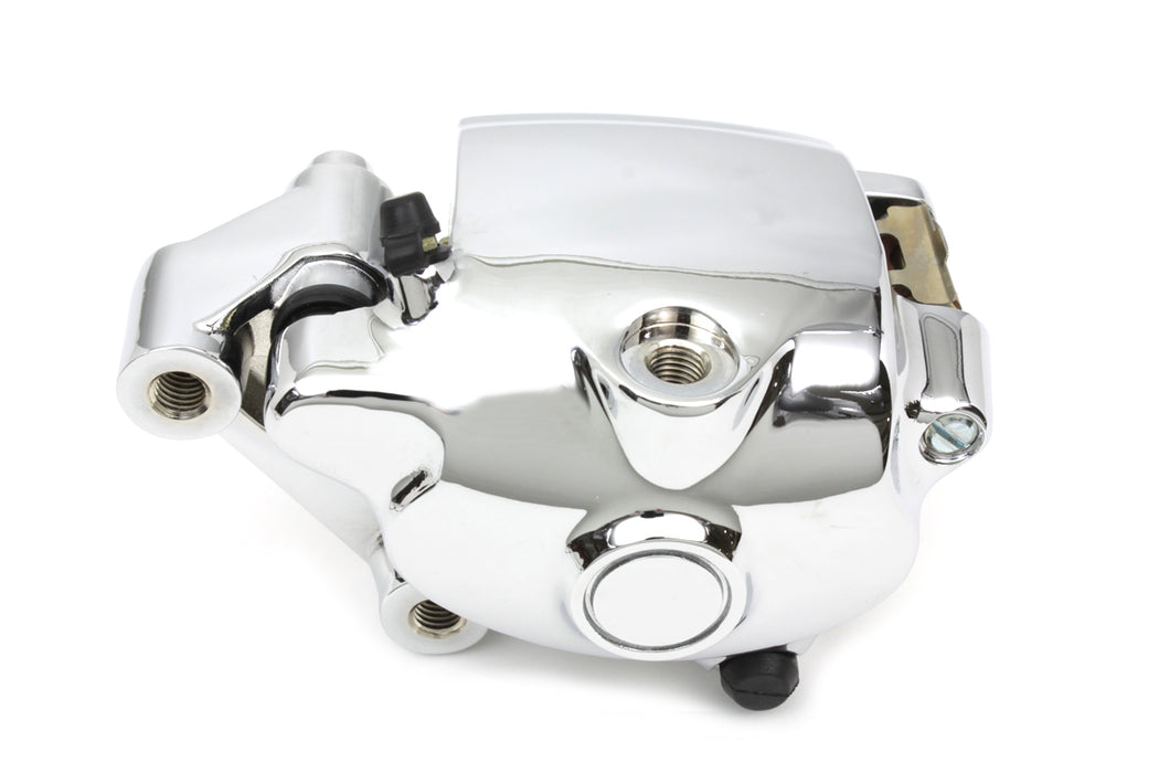 Chrome 4 Piston Front Brake Caliper Left Side 2007 / 2013 XL 883C2007 / 2013 XL 883L2007 / 2013 XL 1200C2007 / 2013 XL 1200L