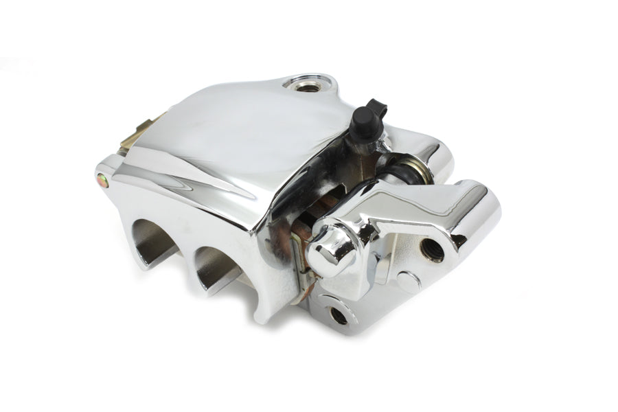 Chrome 4 Piston Front Brake Caliper Left Side 2007 / 2013 XL 883C2007 / 2013 XL 883L2007 / 2013 XL 1200C2007 / 2013 XL 1200L