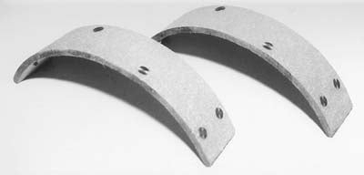 Rear Brake Shoe Linings with Rivets 1938 / 1948 UL 1938 / 1940 EL 1941 / 1957 FL