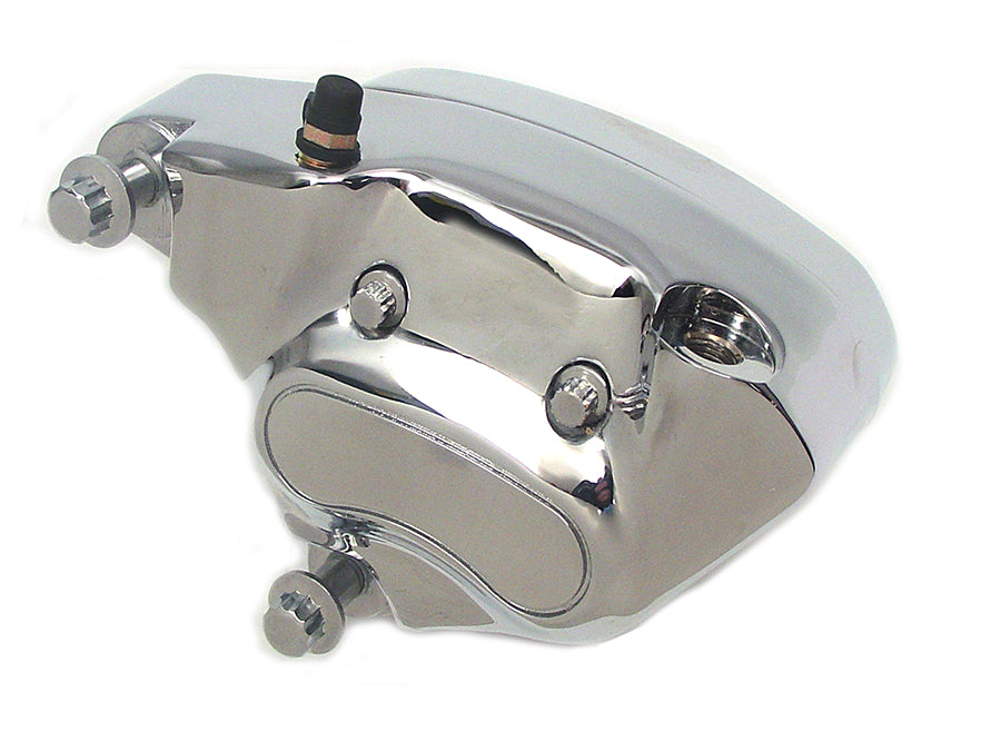Chrome Front 4 Piston Left Side Caliper 1984 / 1999 XL 1984 / 1999 FXST 1986 / 1999 FLST 1991 / 1999 FXD 1984 / 1994 FXR