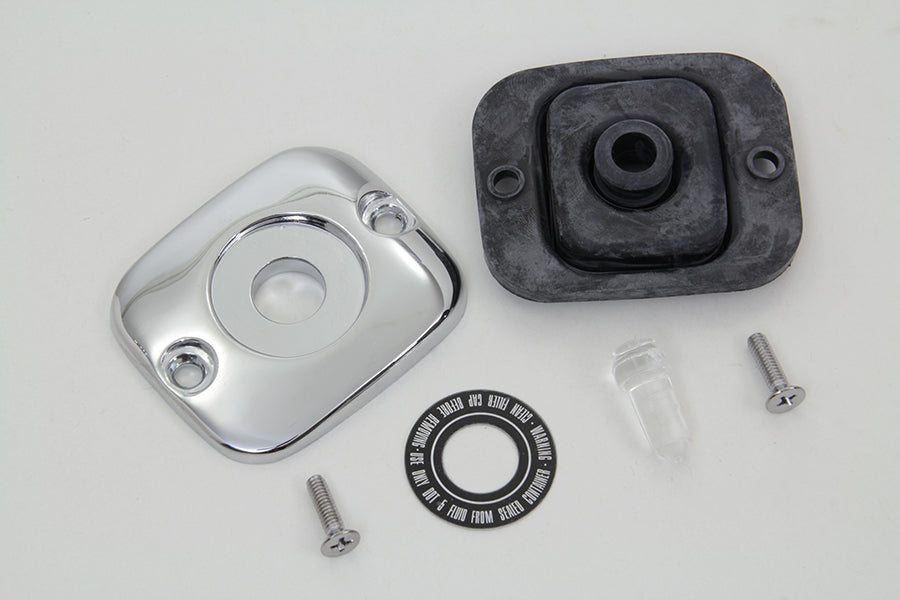 Front Master Cylinder Cover Smooth Chrome 1996 / 2004 FLT 1996 / 2005 FXST 1996 / 2005 FLST 1996 / 2005 FXD 1996 / 2003 XL