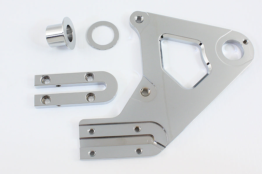 Chrome Left Side Rear Brake Caliper Bracket 1987 / 1999 FXST 1987 / 1999 FLST