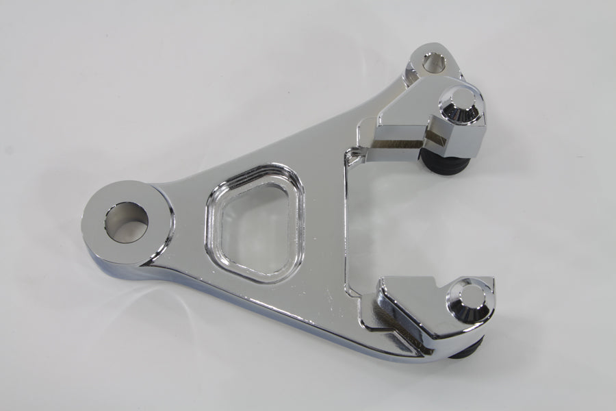 Chrome Rear Brake Caliper Bracket 1984 / 1986 FXST 1983 / 1984 FX with 11-1/2" disc"