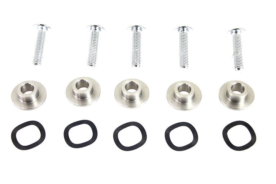 Chrome Front Disc Hardware Kit 2009 / UP FLT with Enforcer or Impeller wheels