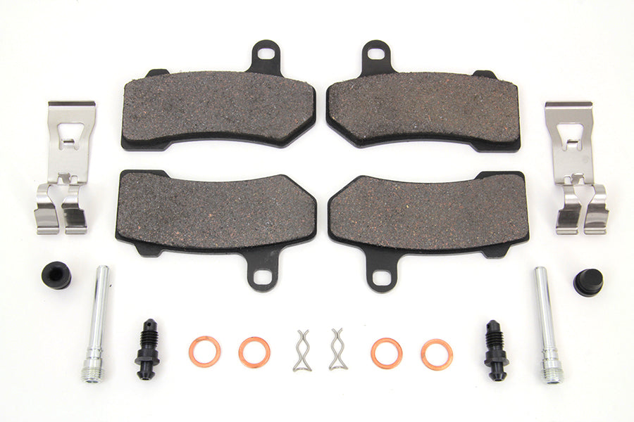 Zinc Front Brake Pad Pin Kit 2008 / UP FLHT 2008 / UP FLHR 2008 / UP FLHX 2008 / UP FLTR