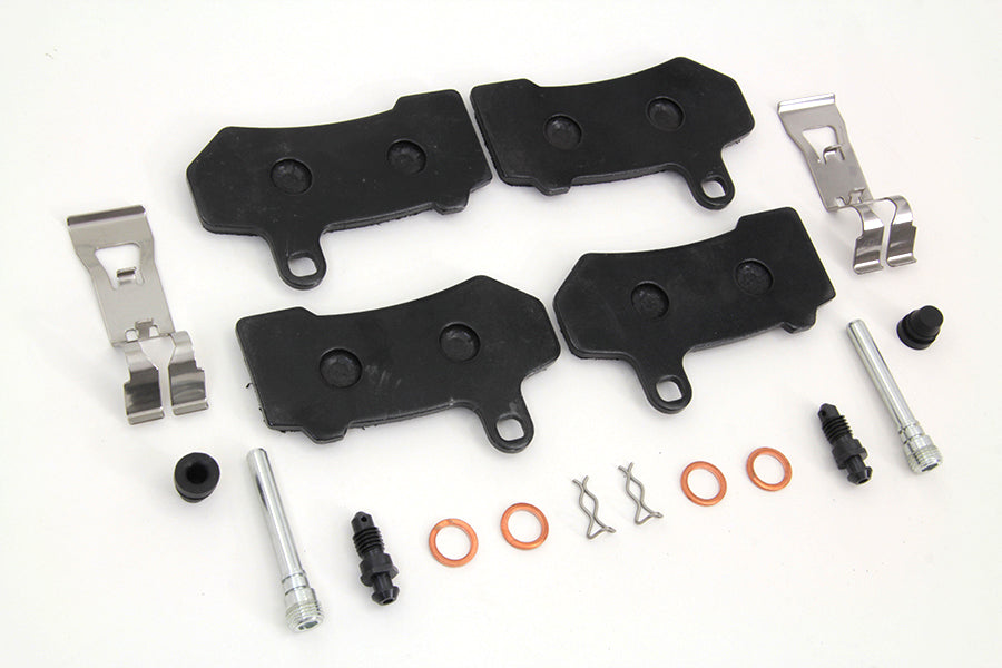 Zinc Front Brake Pad Pin Kit 2008 / UP FLHT 2008 / UP FLHR 2008 / UP FLHX 2008 / UP FLTR