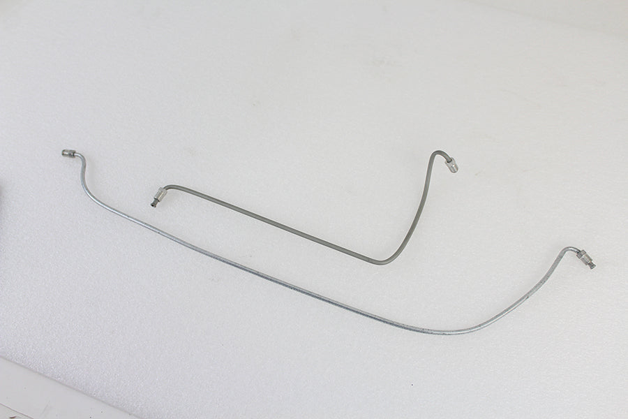 Steel Rear Brake Line Set Zinc Plated 1958 / 1969 FL