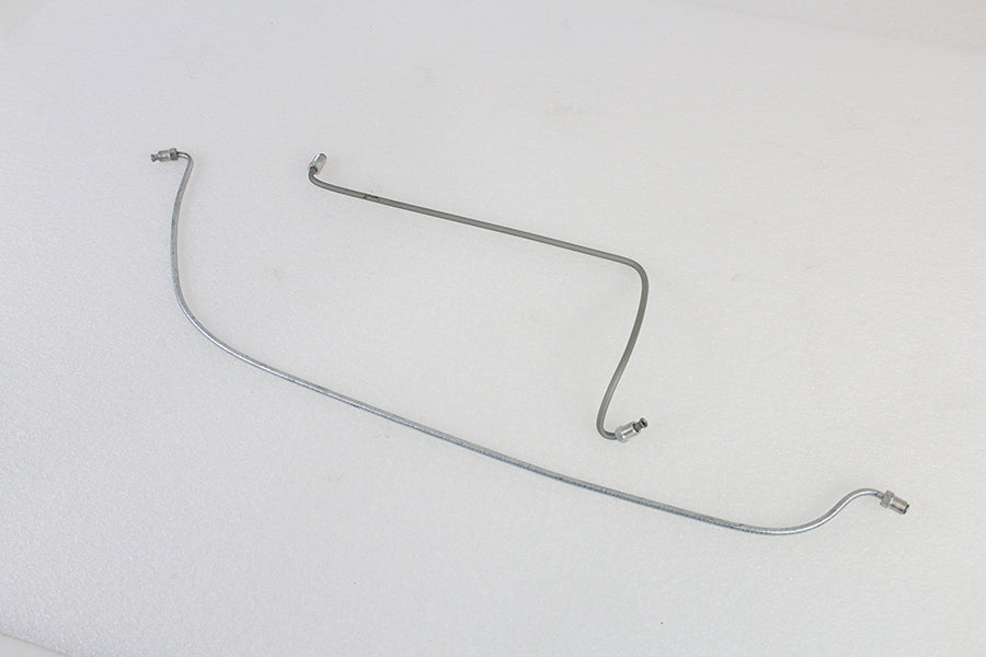Steel Rear Brake Line Set Zinc Plated 1958 / 1969 FL