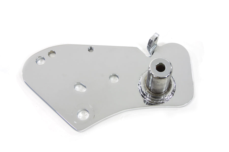 Brake Pedal Mount Plate Chrome 0 /  Custom application with hydraulic disc or drum brake.0 /  Custom application with hydraulic disc or drum brake