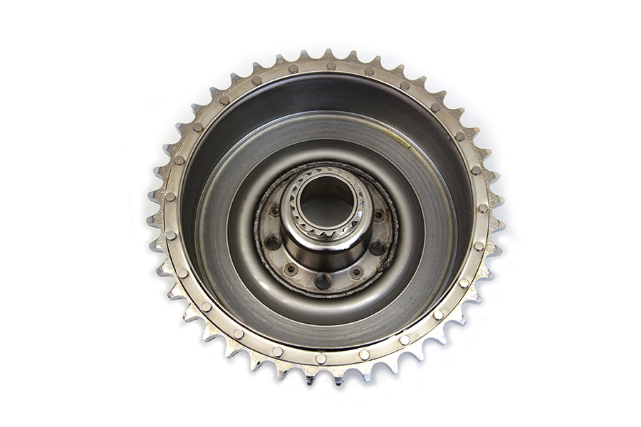 Rear Brake Drum Chrome with Sprocket 1941 / 1952 WL
