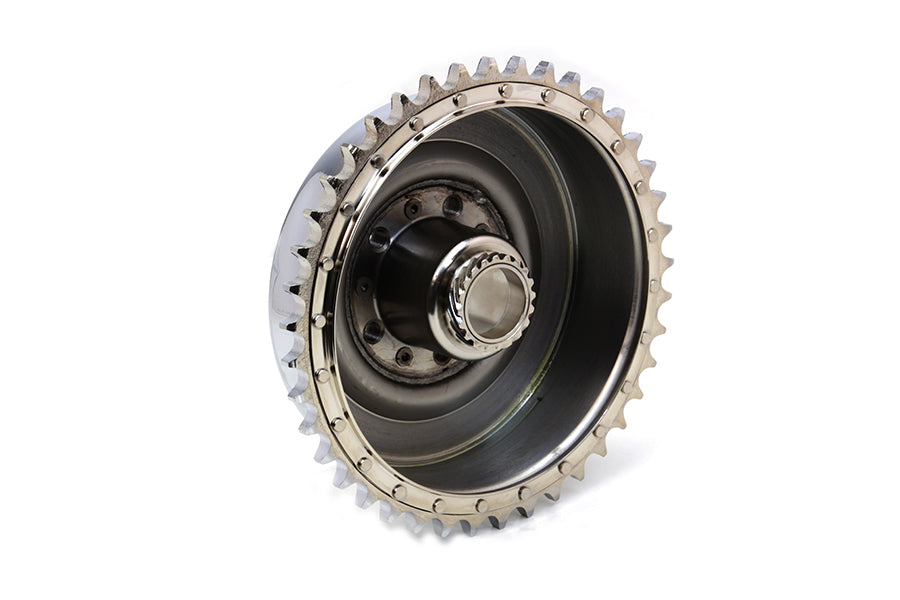 Rear Brake Drum Chrome with Sprocket 1941 / 1952 WL