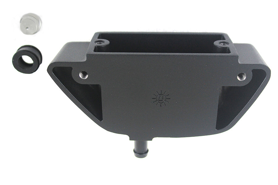 Rear Brake Master Cylinder Reservoir Black 1986 / 1994 FLT 1986 / 1994 FLHT 1986 / 1994 FLHR 1986 / 1999 FXST 1985 / 1994 FXR 1999 / 2000 FXR