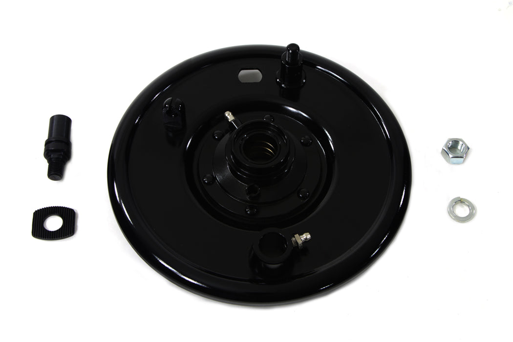 Front Mechanical Brake Backing Plate Black 1941 / 1948 EL 1941 / 1948 UL 1941 / 1948 FL 1941 / 1957 G