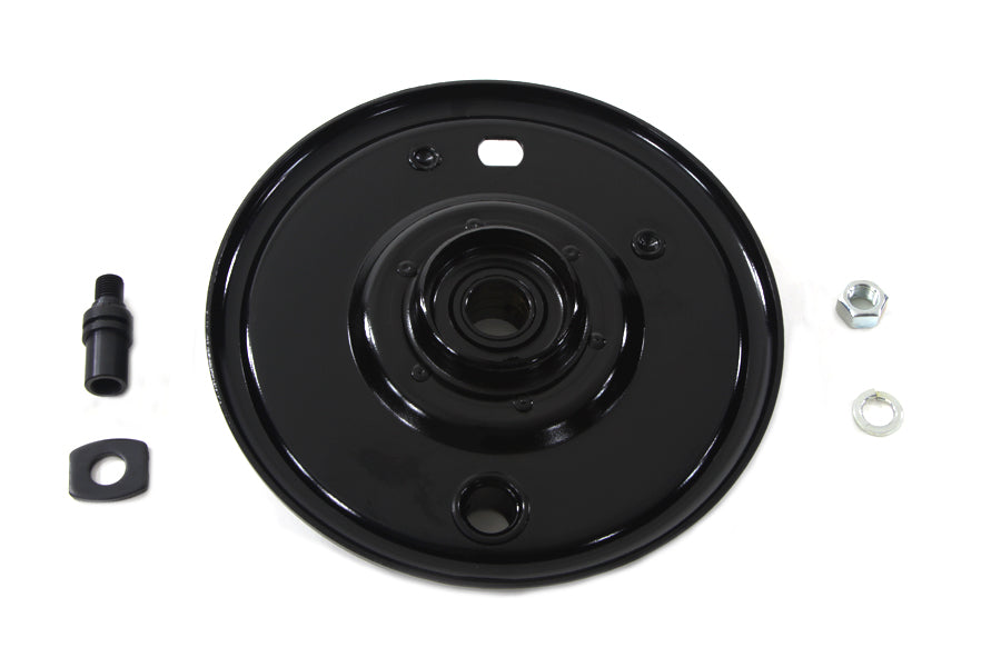 Front Mechanical Brake Backing Plate Black 1941 / 1948 EL 1941 / 1948 UL 1941 / 1948 FL 1941 / 1957 G