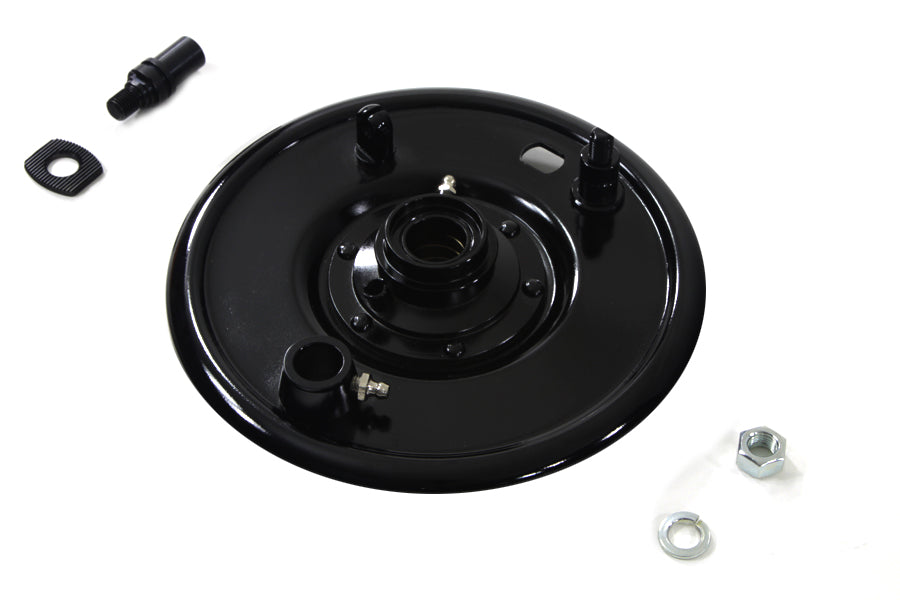 Front Mechanical Brake Backing Plate Black 1941 / 1948 EL 1941 / 1948 UL 1941 / 1948 FL 1941 / 1957 G