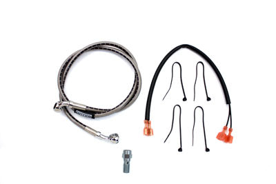 Stainless Steel Rear Brake Hose 34 1987 / 1999 FXST 1987 / 1999 FXSTC 1988 / 1991 FXSTS