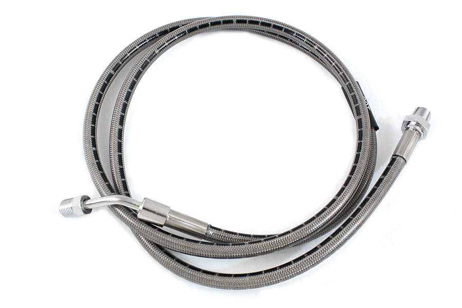 Stainless Steel 45 Front Brake Hose 1972 / 1981 FL 1972 / 1981 FLH 1972 / 1981 FLH