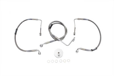 Stainless Steel Front Brake Hose 33-1/4" 1997 / UP FLHR 1997 / UP FLHRI
