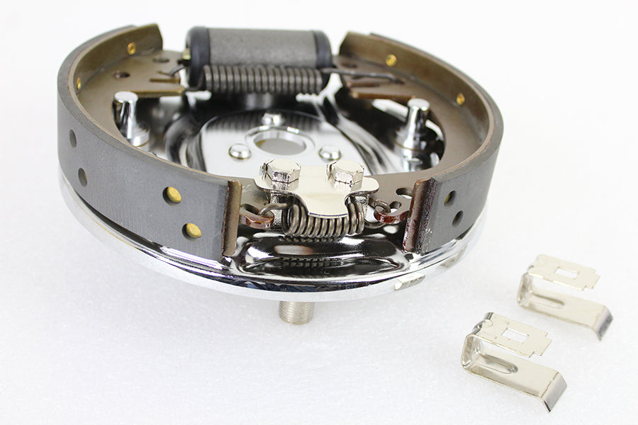 Rear Hydraulic Brake Backing Plate Kit Chrome 1958 / 1962 FL