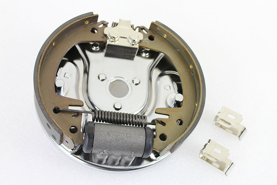 Rear Hydraulic Brake Backing Plate Kit Chrome 1958 / 1962 FL